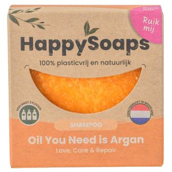 HappySoaps Shampoo Bar Oil You Need Is Argan 70 gr