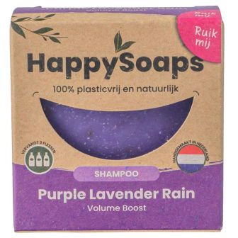 HappySoaps Shampoo Bar Purple Lavender Rain 70 gr