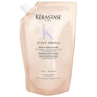 Kérastase Gloss Absolu Bain Hydra Glaze Refill Shampoo für langes und frizziges Haar 500 ml