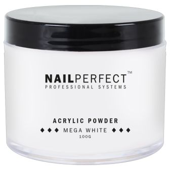 Nail Perfect Acrylpulver Mega White