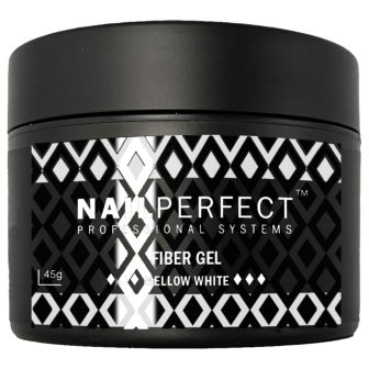 Nail Perfect Fiber Gel Mellow White 45gr