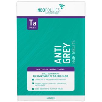 Neofollics - Anti Grey Haartabletten - Gegen vorzeitige Alterung - 60 Stück