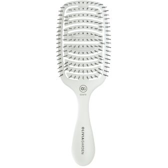 Olivia Garden - Care Flex - Feines Haar - Haarbürste - Eisweiß