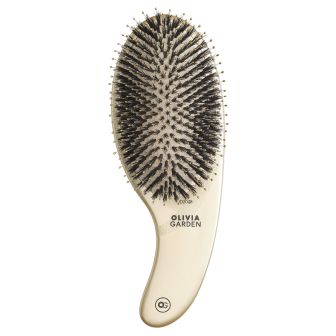 Olivia Garden - Curve - Wildschwein & Nylon - Haarbürste - Gold