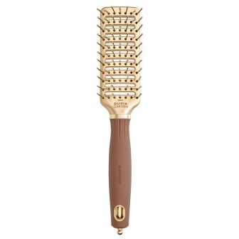 Olivia Garden - Style Vent Nylon - Gold & Brown Haarbürste