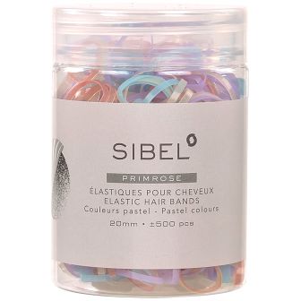 Sibel - Elastic - Bands - Pastel - 20mm - 500 Stk