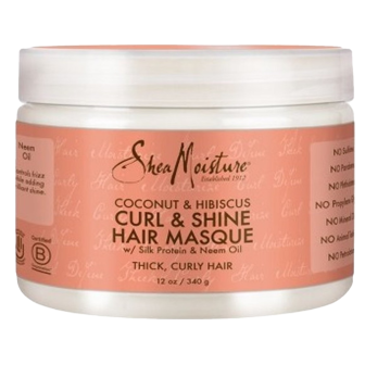 Shea Moisture - Coconut & Hibiscus - Treatment Maske - 340 gr
