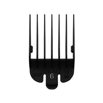 Wahl - Montagekamm - Typ 1 - Kunststoff Schwarz - Nr. 6 - 19 mm