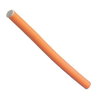 Comair - Superflex Papillotten - Orange - Ø 17 mm x 25 cm - 6 Stück