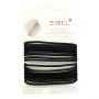 Sibel - Thin Elastic Hair Bands - Black - 16 Stück