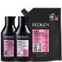 Redken - Acidic Color Gloss Shampoo 300 ml + Refill 500 ml + Conditioner 300 ml - Set