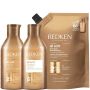 Redken - All Soft Shampoo 300 ml + Refill 500 ml + Conditioner 300 ml - Set