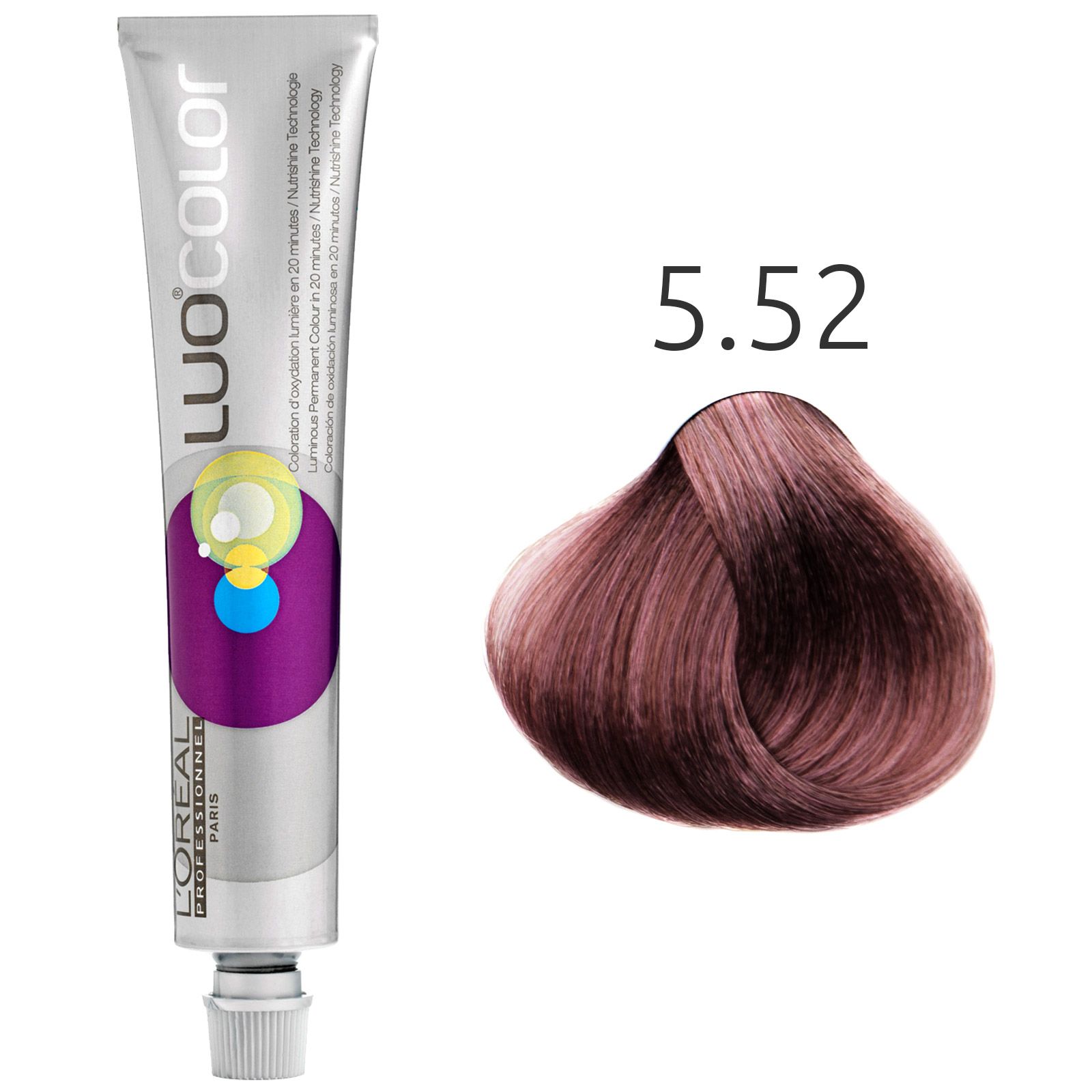 L'Oréal Paris Luocolor 5,52 – Professionelle Haarfarbe In Braun (1 X 50 Ml)