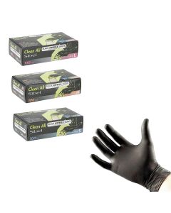 Sibel - Nitril-Einweghandschuhe Puderfrei Schwarz - 100 St&uuml;ck