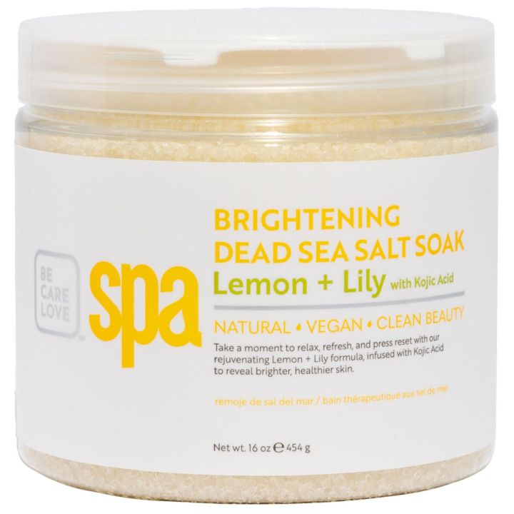 BCL SPA Dead Sea Salt Soak Lemon + Lily 454 gr