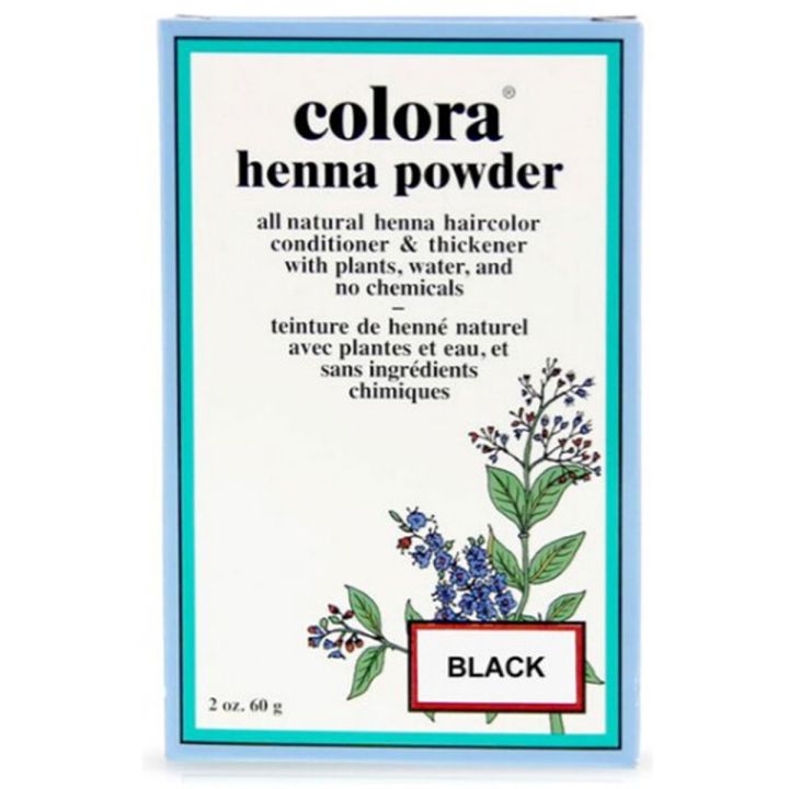 Colora Henna - Farbe Creme Schwarz - 60 ml