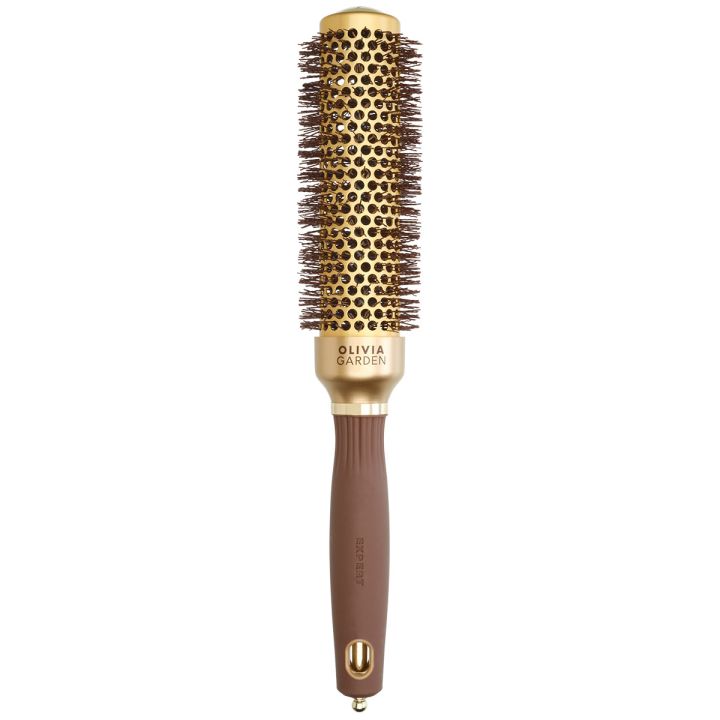 Olivia Garden - Profi-Blowout-Bürste Speed Gold & Brown - 35 mm