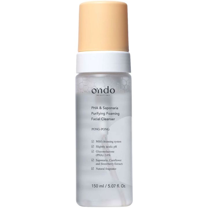Ondo Beauty PHA & Saponaria Schaumreiniger 150 ml