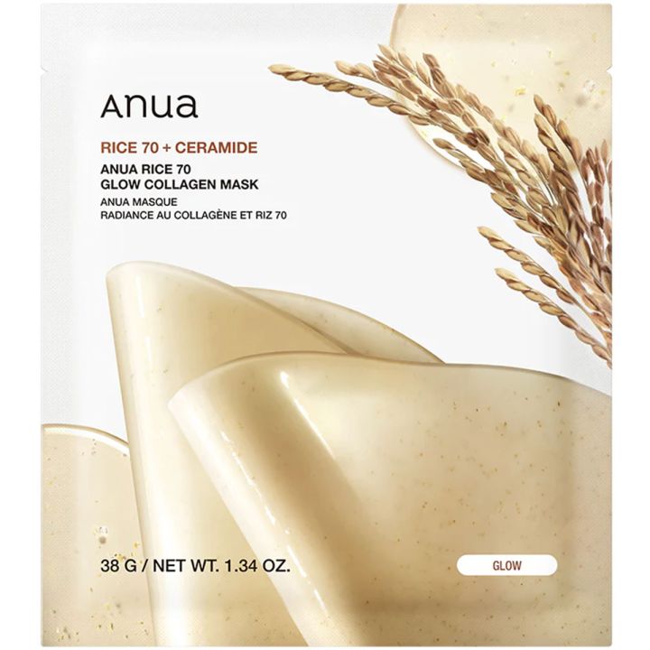 Anua Rice 70 Glow Collagen Mask