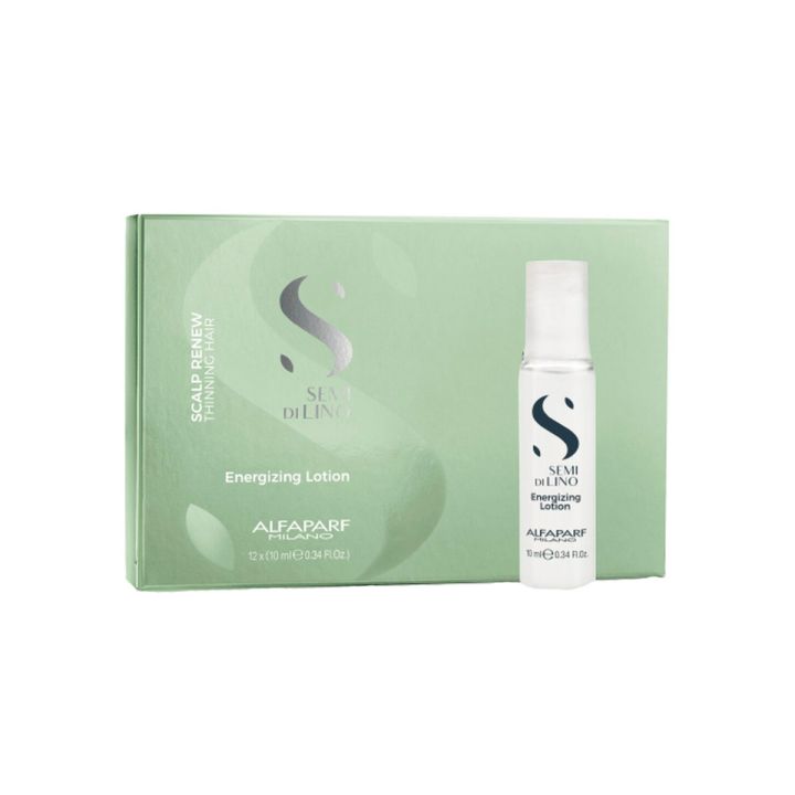 Alfaparf - Semi Di Lino - Scalp Renew - Energie spendende Lotion - 12 x 10 ml