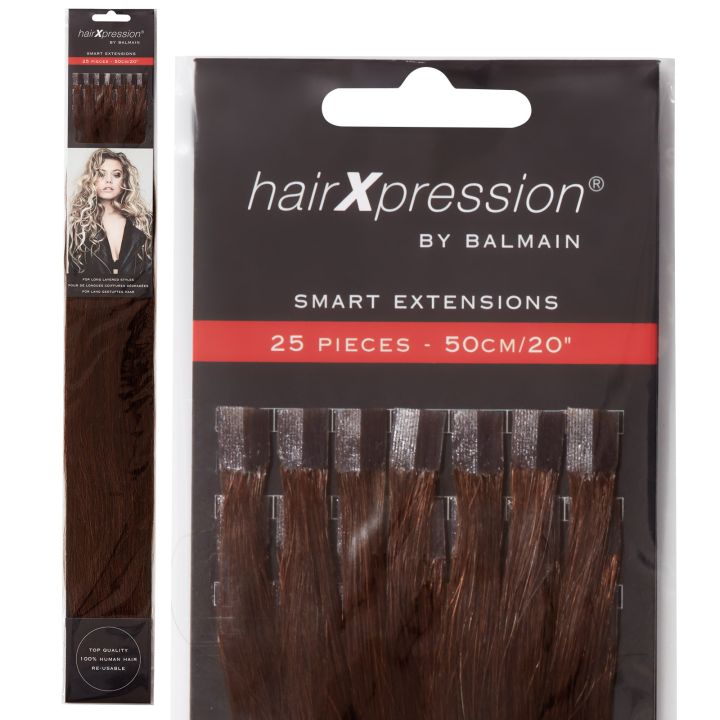 Balmain - HairXpression Extensions - Darks - Straight 25 Stück 50 cm