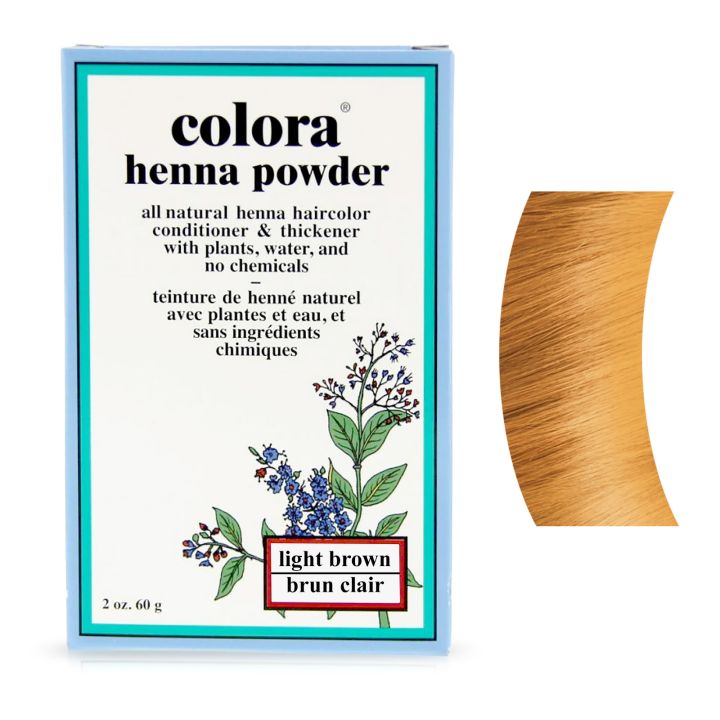 Colora Henna - Farbepulver - Hellbraun - 60 gr