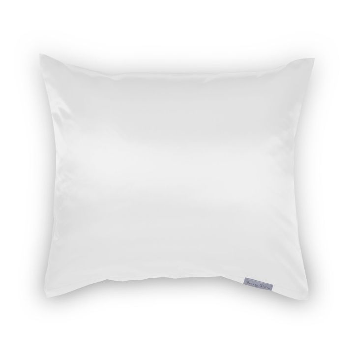 Beauty Pillow - Satinhülle Kissenbezug - Weiß - 60x70 cm