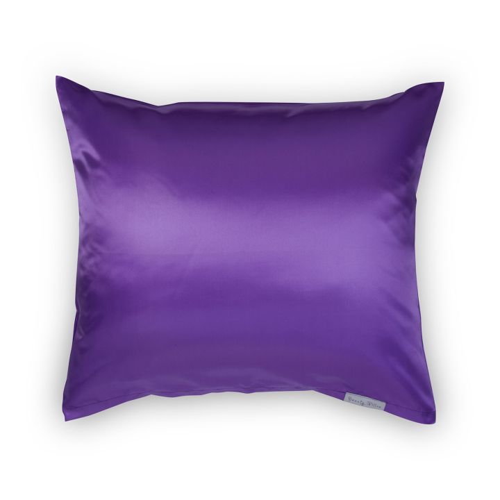 Beauty Pillow - Satinschlafkissenbezug - Aubergine - 60x70 cm