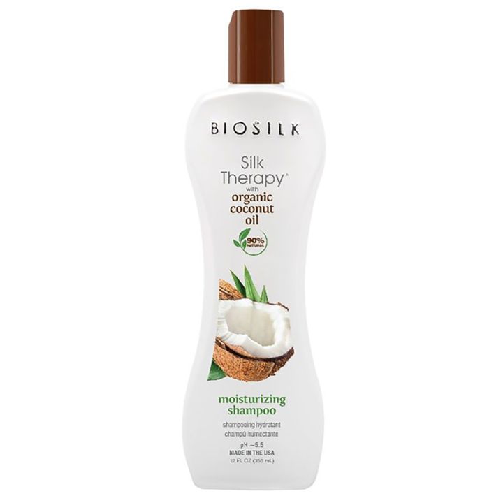 Biosilk - Silk Therapy Kokosöl Feuchtigkeitsspendendes Shampoo - 355 ml