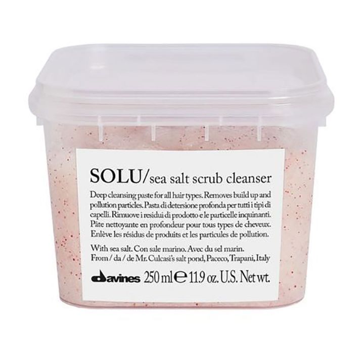 Davines SOLU Sea Salt Scrub Cleanser 250 ml