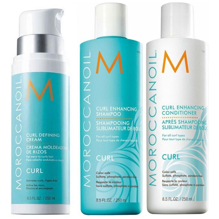 Moroccanoil Curl Enhancing Set + Curl Defining Cream