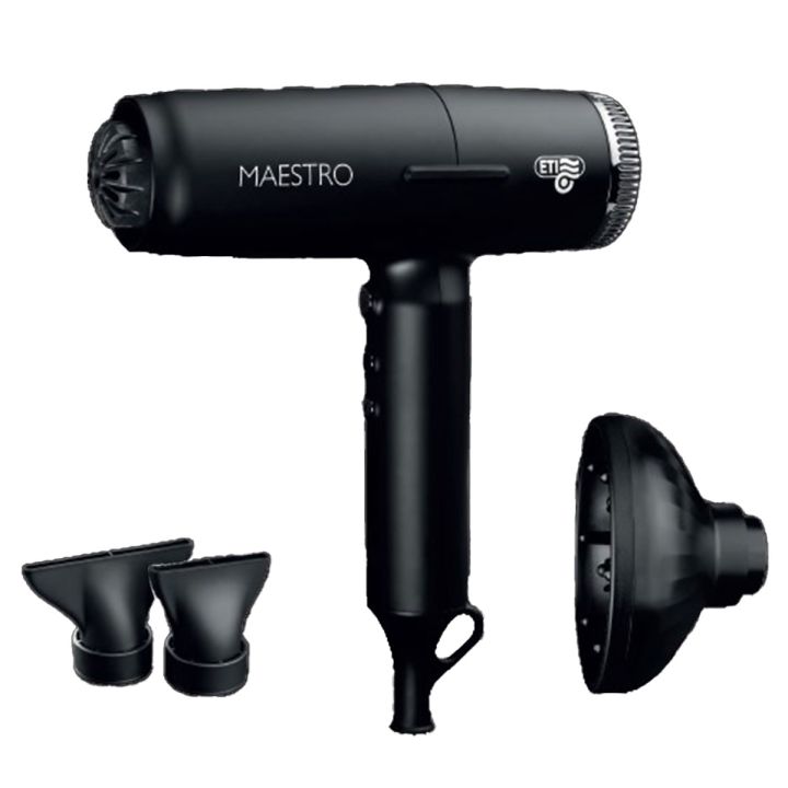 ETI - Maestro Digitaler Haartrockner - Schwarz