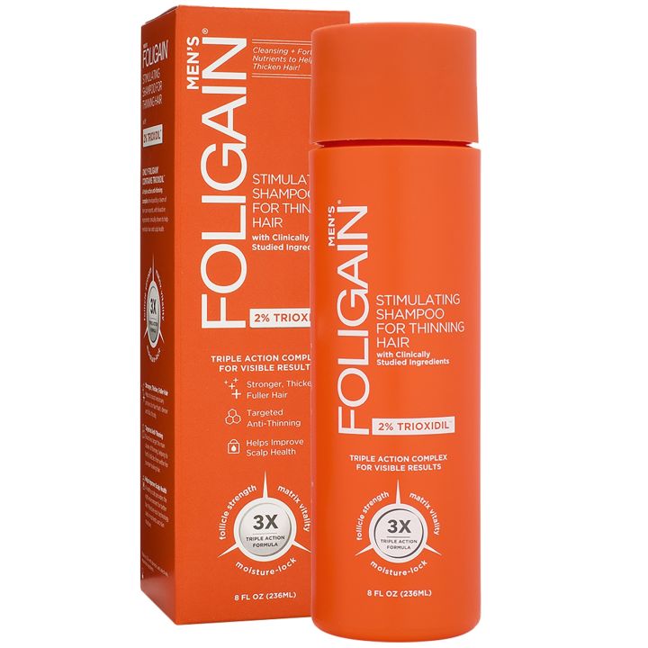 Foligain - Men - Stimulating Shampoo gegen dünner werdendes Haar - 2% Trioxidil - 236 ml
