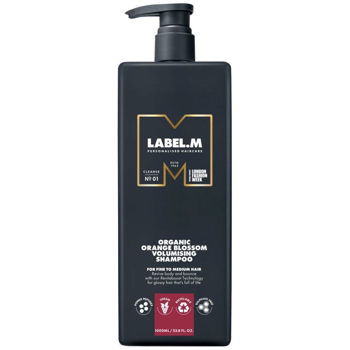 Label.M - Orange Blossom Organic - Volumising Shampoo - 1000 ml