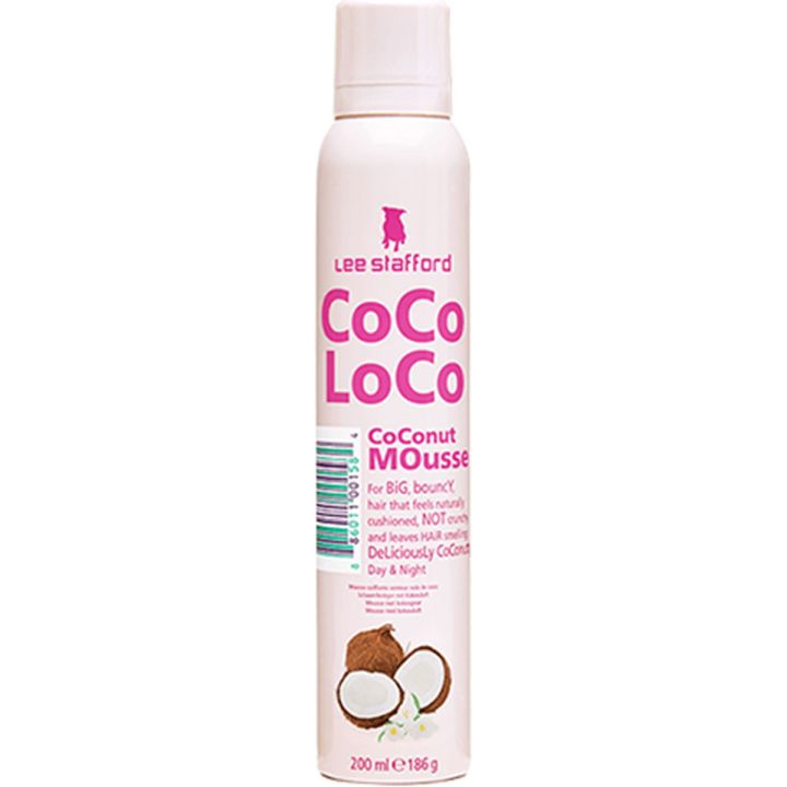 Lee Stafford - Coco Loco - Coconut Mousse - Haarmousse für mehr Volumen - 200 ml