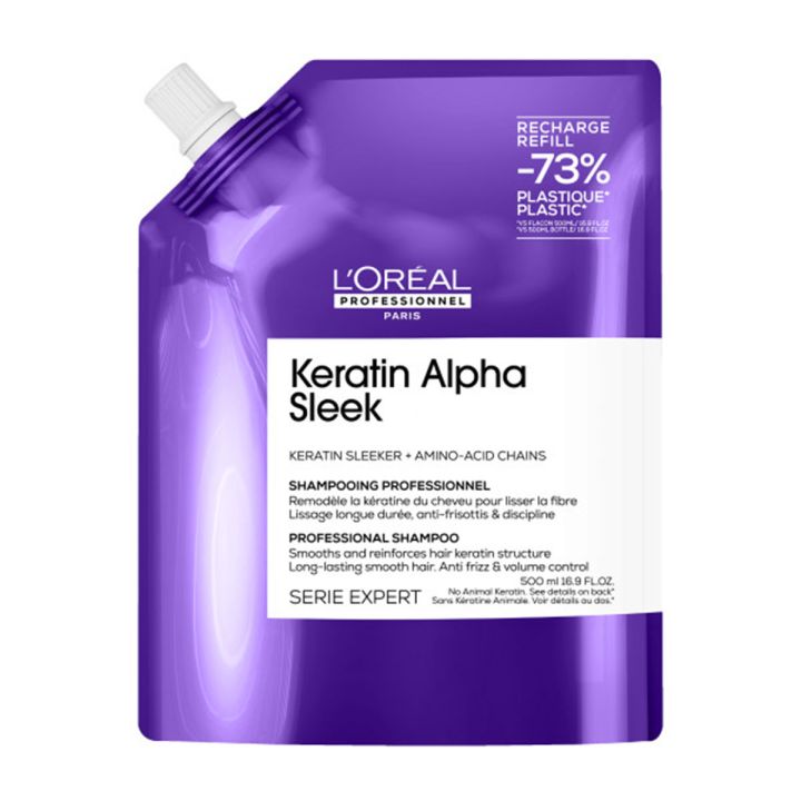 L'Oréal Professionnel Keratin Alpha Sleek 500 ml Nachfüllpackung