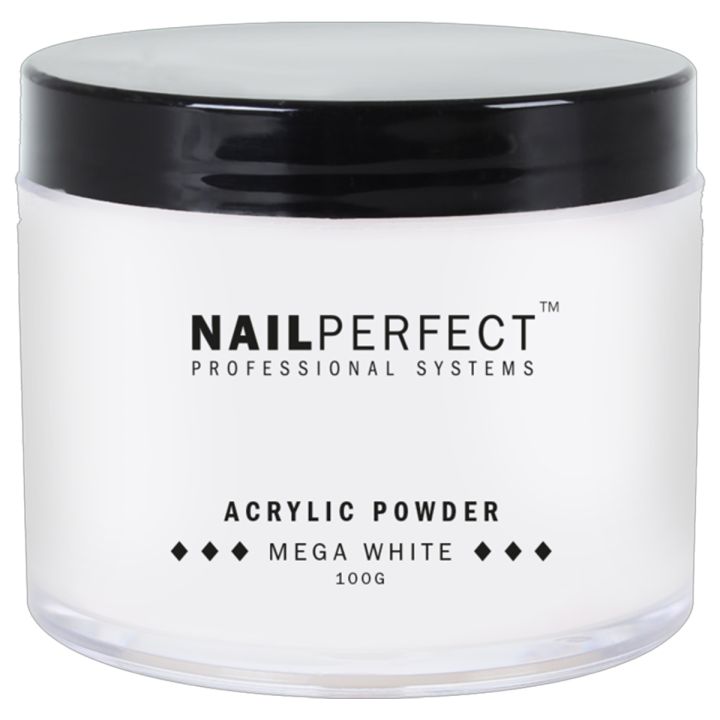 Nail Perfect Acrylpulver Mega White