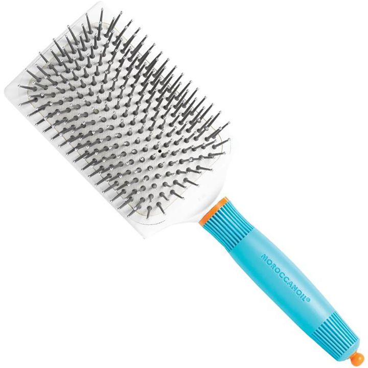 Moroccanoil Ionic + keramische Thermo Paddelbürste W80