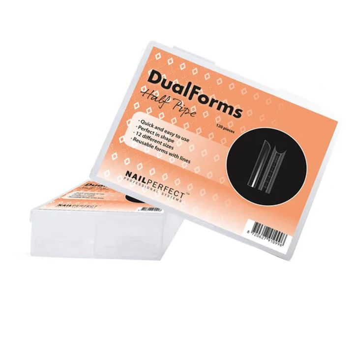 Nail Perfect - Dual Forms Half Pipe - 120 Stuks