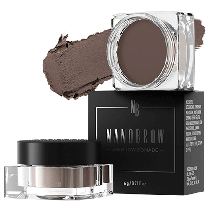 NanoBrow - Augenbrauen-Pomade - Dunkelbraun - 6 gr