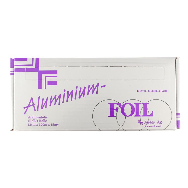 Nebur - Aluminium-Folie - 100m x 12cm x 15my