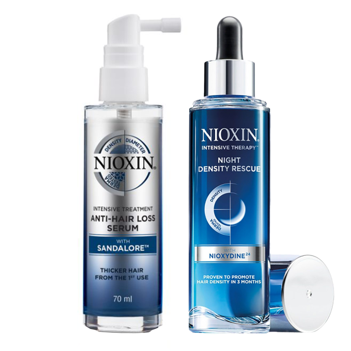 Nioxin - Anti-Hair loss Serum & Night Density Rescue - Vorteilspaket