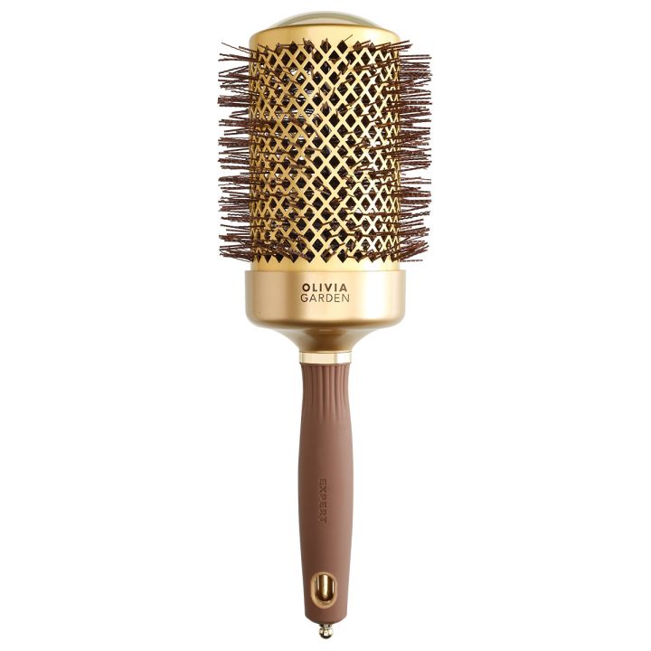  Olivia Garden - Expert Blowout-Glanz Gold &amp; Braun - 65 mm