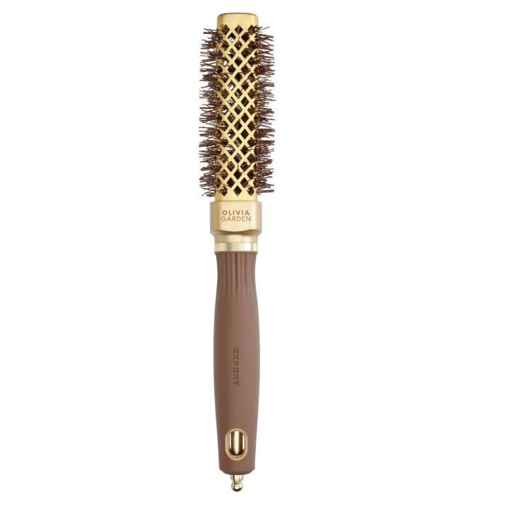 Olivia Garden - Blowout Straight Wavy - Gold & Brown - Haarbürste - 20 mm