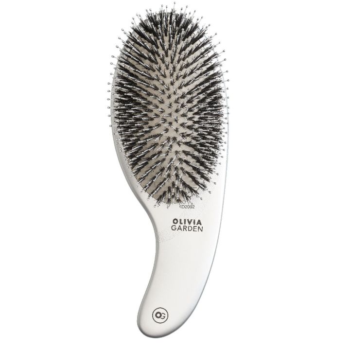 Olivia Garden - Curve - Boar & Nylon - Silver - Haarbürste