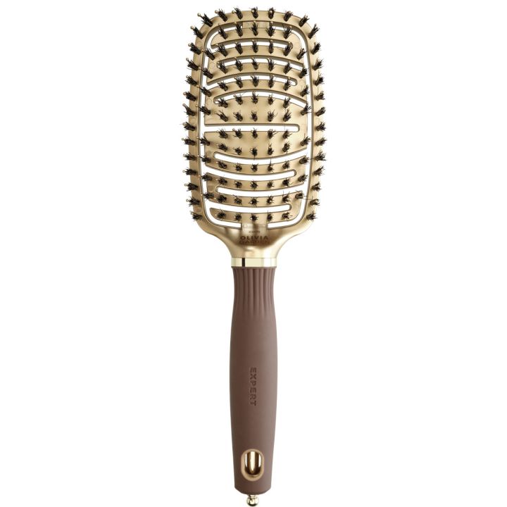 Olivia Garden - Expertpflege Flex Wildschweinborste & Nylon Gold & Braun