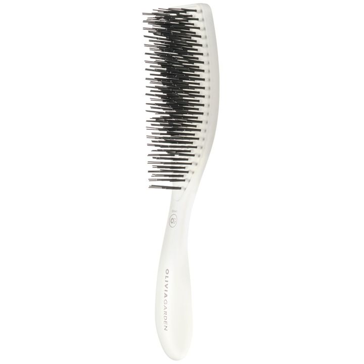 Olivia Garden - Style Wet - Feines Haar - Haarbürste - Ice White