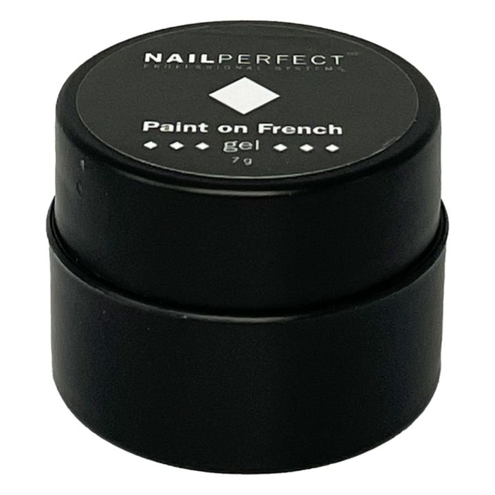 Nail Perfect Paint On French Gel White 7 gr