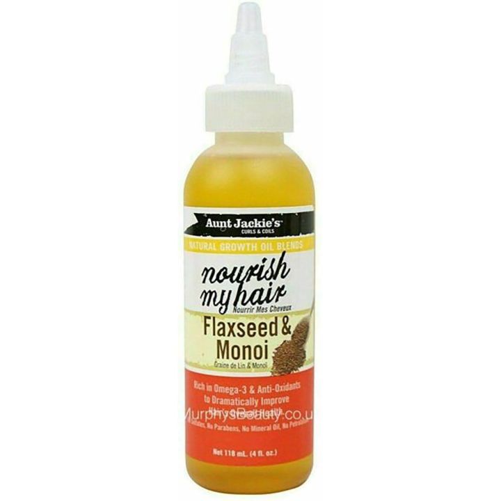 Aunt Jackie's - Nourish My Hair - Growth Oil - Leinsamen & Monoi - 118 ml