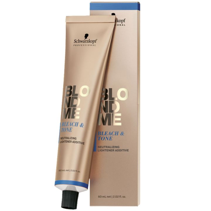 Schwarzkopf Blond Me Bleach and Tone 60 ml Tube Produktverpackung Frontansicht